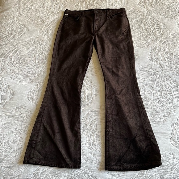 CITIZENS OF HUMANITY - Lilah Velvet High Rise Bootcut Pants - Pony (Brown) - Picture 3 of 14